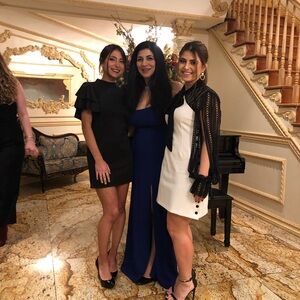 Black cocktail dress